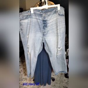 Old Navy Light Blue Ripped Jeans